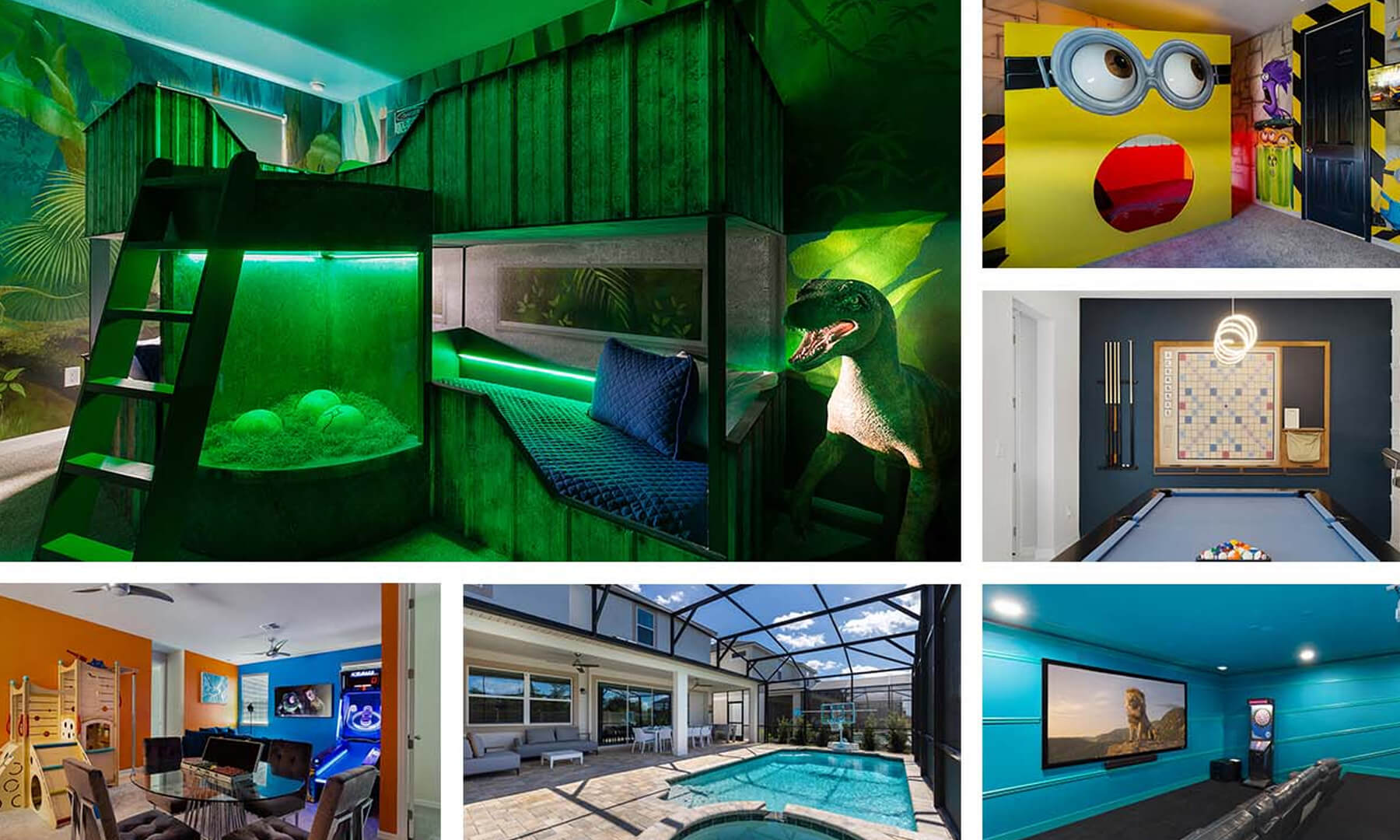 What Kind of Rental Homes and Villas Do These Resorts Have