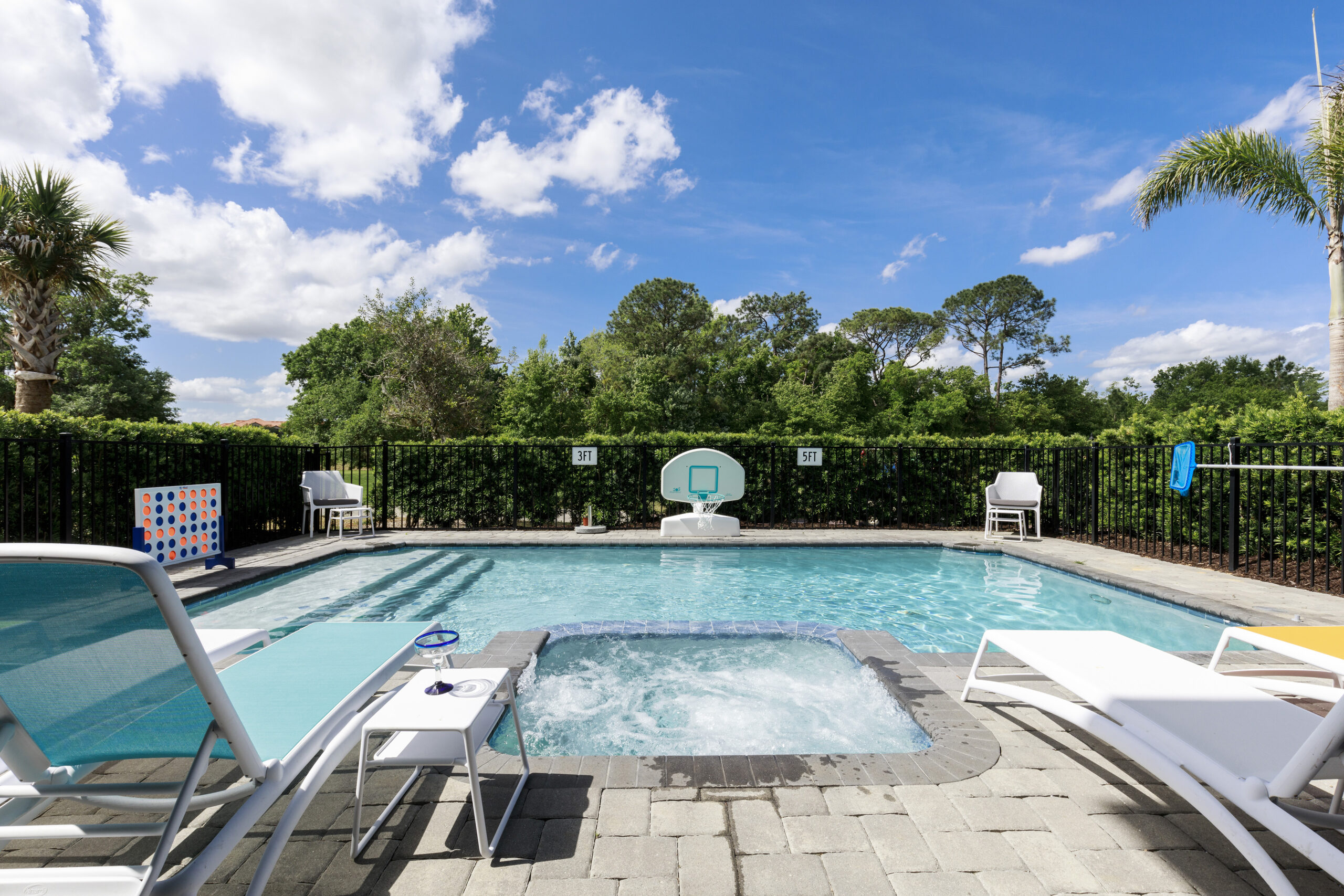 Pool side destination
