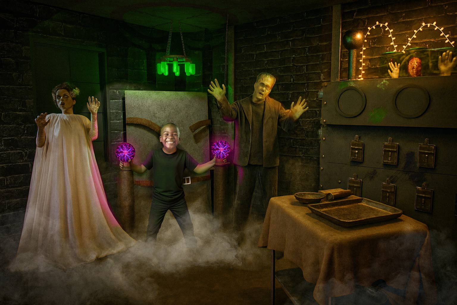 frankenstein themed room