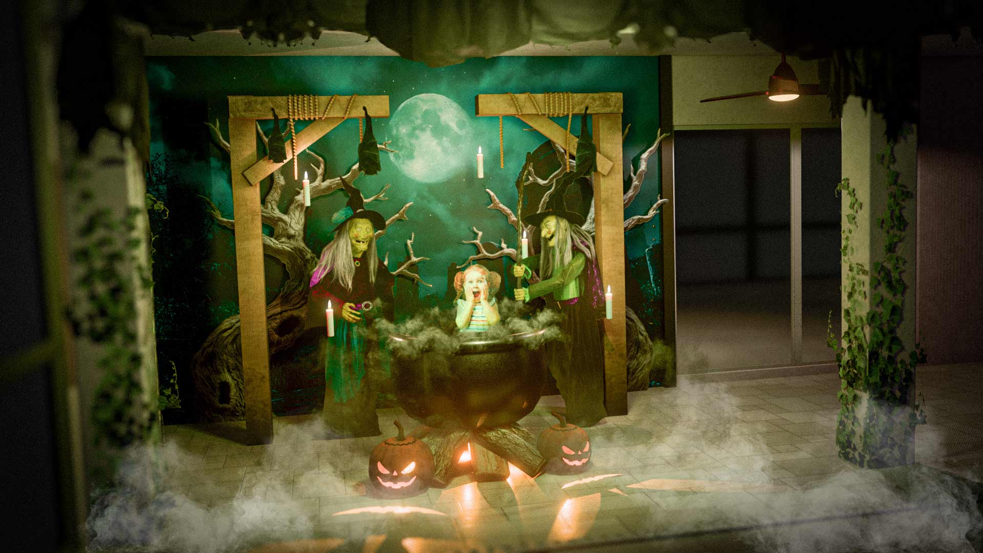 witch theme room