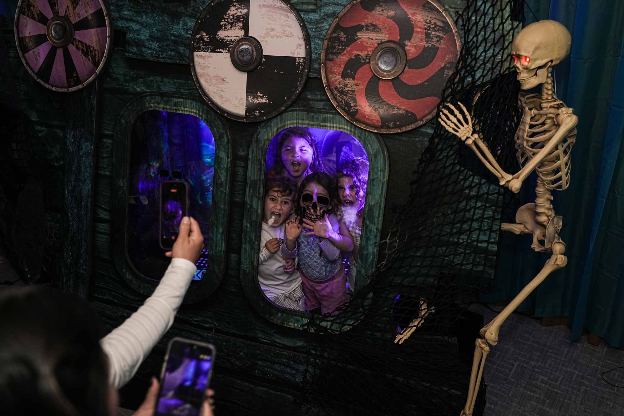 under the sea bedroom decorated spooky for halloween