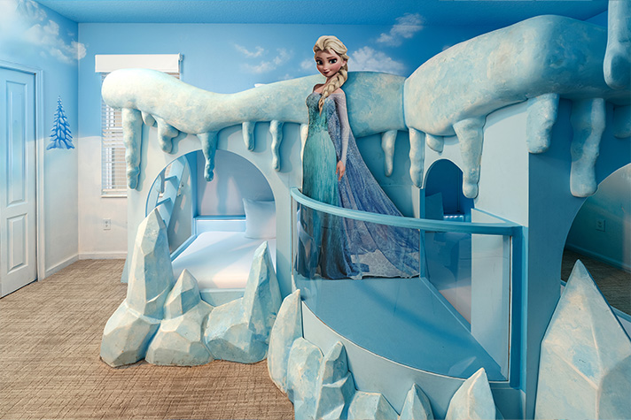 winter themed kids bedroom