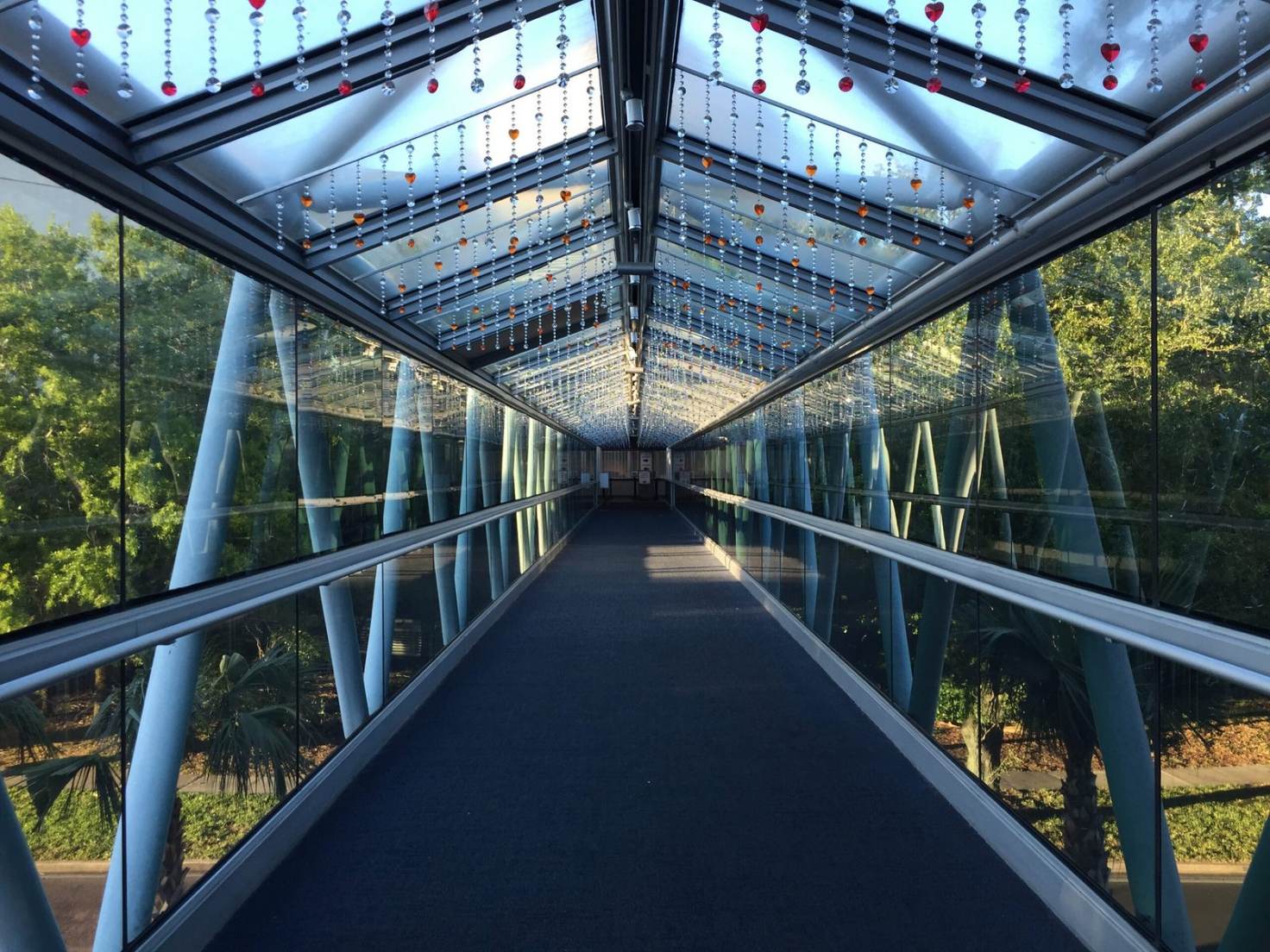 walkway at the orlando space center