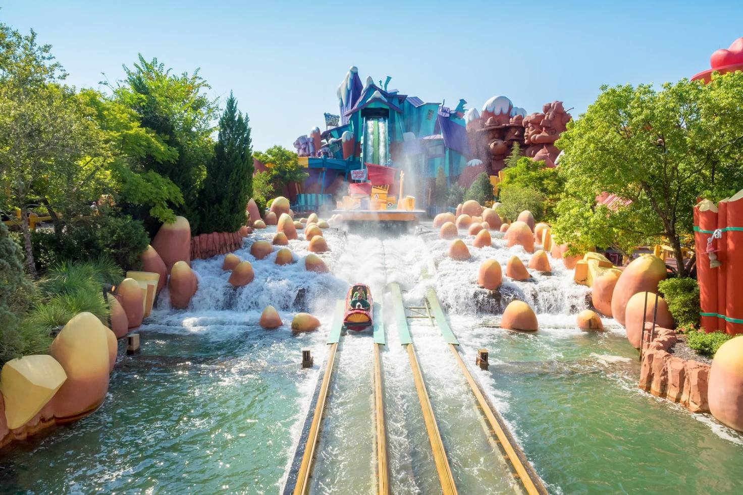 log ride at universal studios